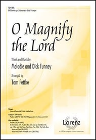 O Magnify the Lord SATB choral sheet music cover Thumbnail